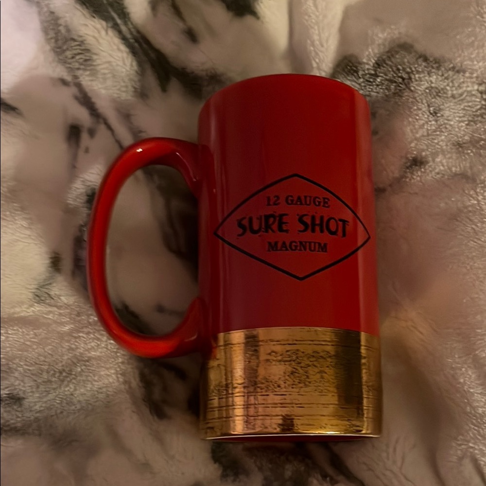 NWOT Sure Shot Magnum Red Mug